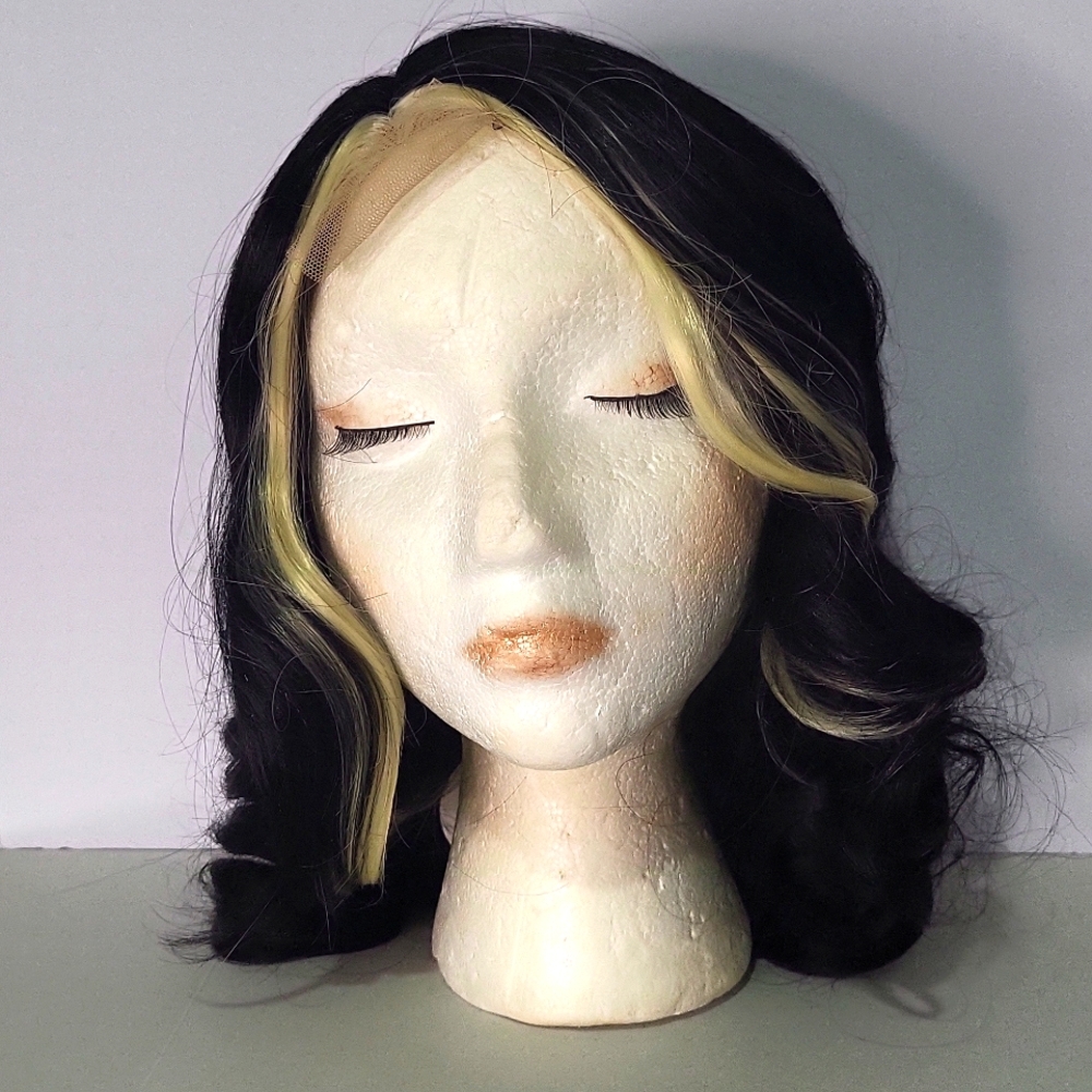 🚨Stylish Black and Blonde Women's Wig